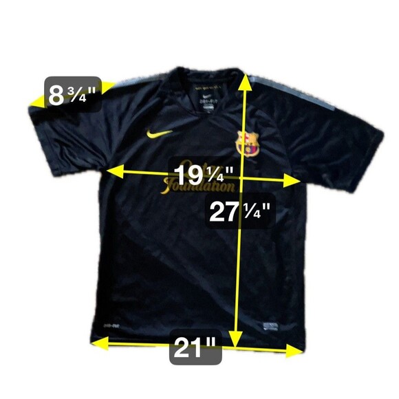 Rare Original Barcelona 2011 /2012 Away Football Shirt Men’s L Soccer Jersey #20 - Picture 14 of 14